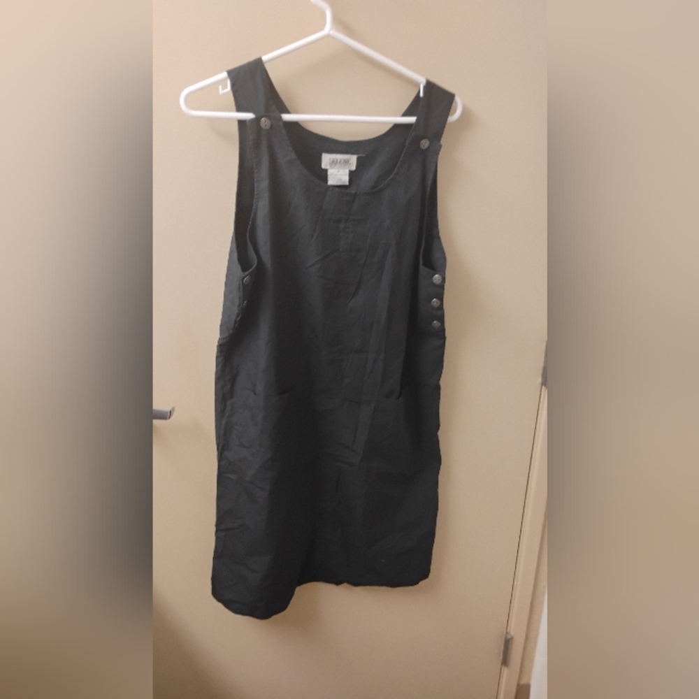 Vintage 1990s 2000s Selene Sport Sleeveless Pinafore Dress